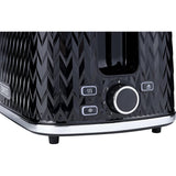 Zanussi ZST-6550-BK 2-Slice Toaster - Black - New