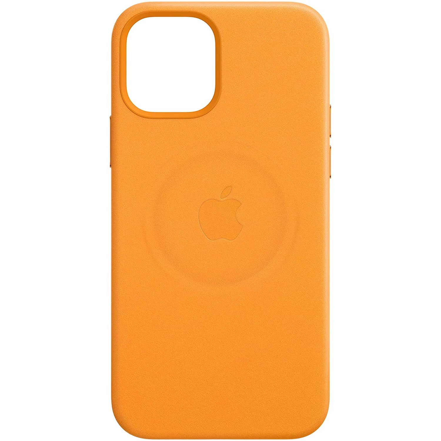 Apple Leather Case with MagSafe (for iPhone 12 | 12 Pro) - California Poppy