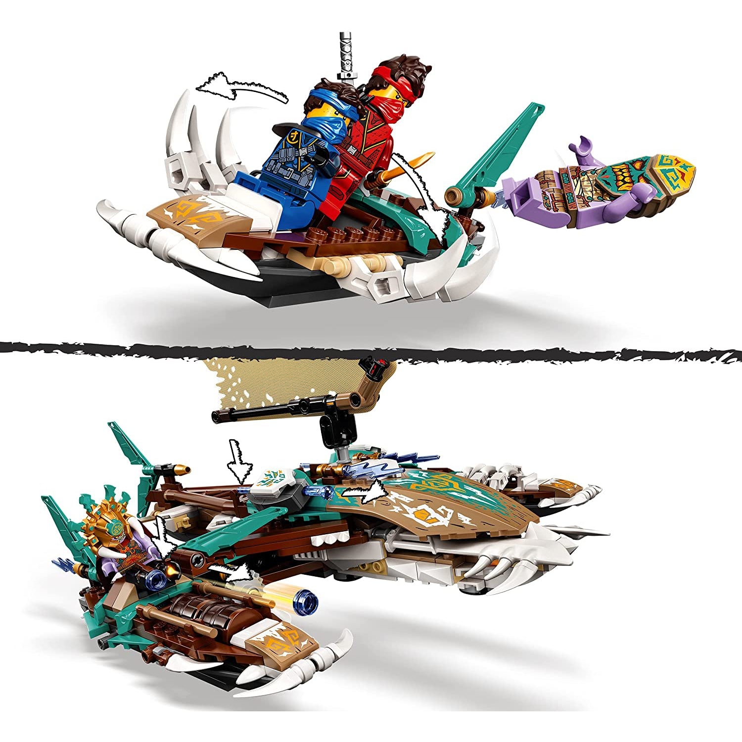 Lego 71748 Ninjago Catamaran Sea Battle