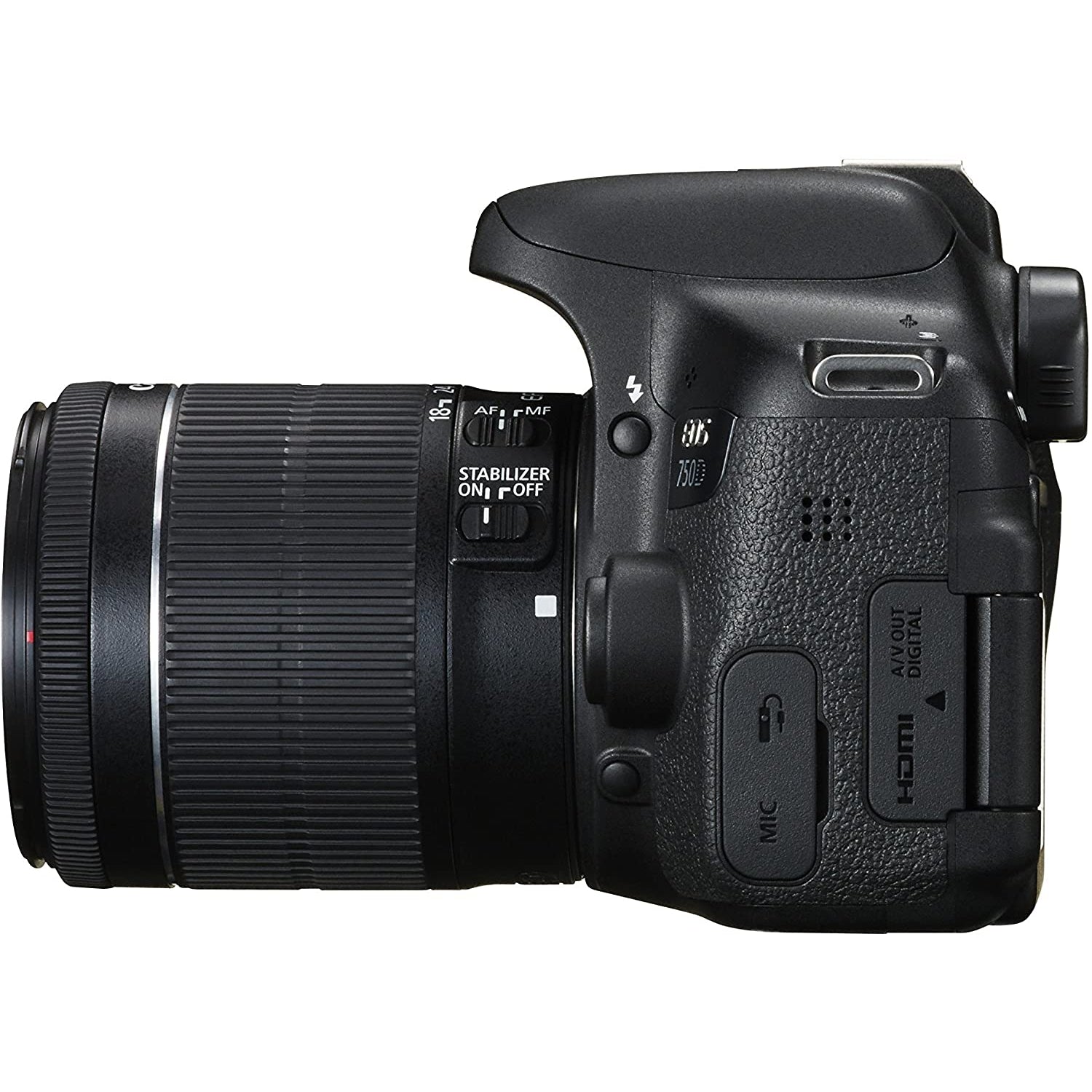 Canon EOS 750D Digital SLR Picture Camera - Black