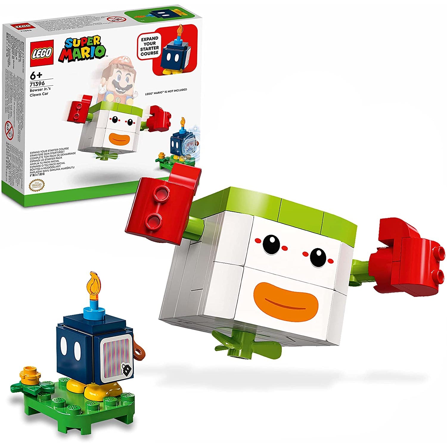 LEGO 71396 Super Mario Bowser Jr.'s Clown Car Expansion Set