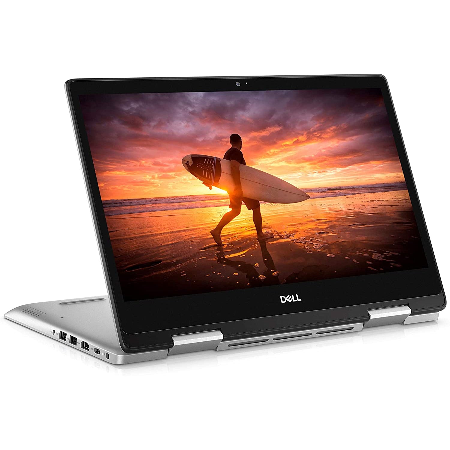 Dell Inspiron 14 5482 2-in-1 14" FHD Touchscreen Convertible Laptop Intel Core i5-8265U, 8 GB RAM, 256 GB SSD, Silver