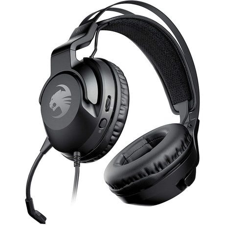 Roccat Elo X Stereo Gaming Headset for PC, Mac, Xbox, PlayStation & Mobile, Black - Refurbished Excellent