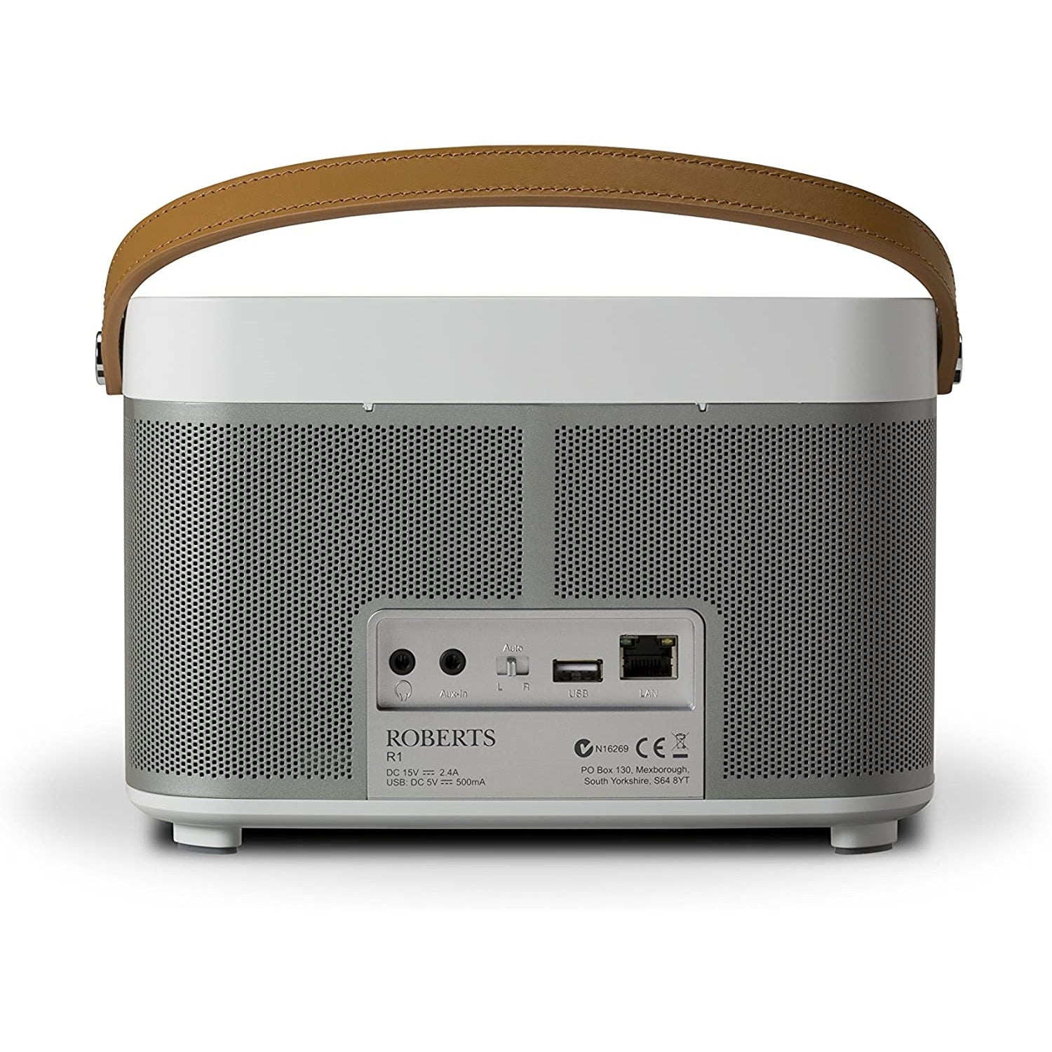 Roberts R-Line R1 Wireless Stereo Speaker - White / Silver
