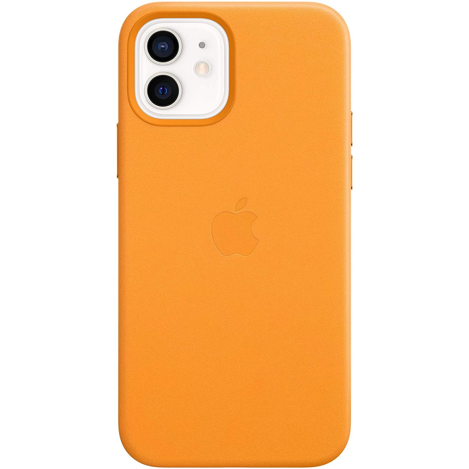 Apple Leather Case with MagSafe (for iPhone 12 | 12 Pro) - California Poppy