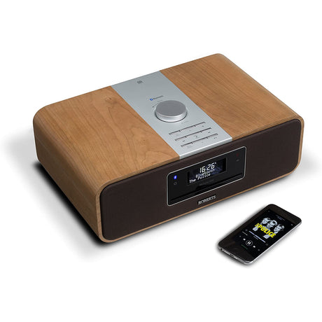 Roberts Blutune 200 DAB/DAB+/FM/CD/USB/SD/Bluetooth Sound System - Wood - Refurbished Excellent