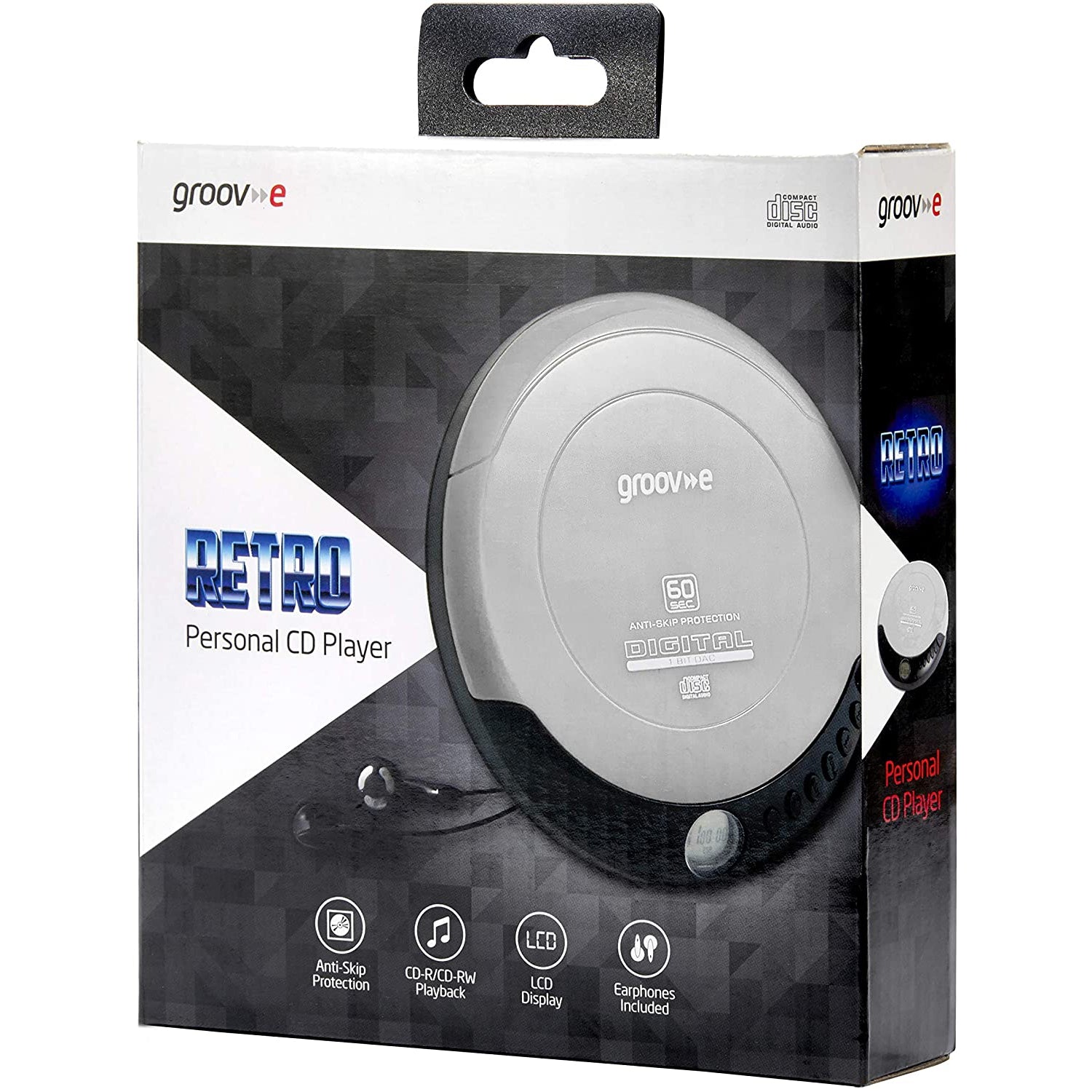 Groov-e GV-PS110 Retro Personal CD Player