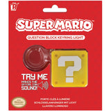 Paladone Super Mario Question Block Keyring Light