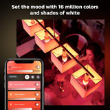 Philips Hue Twin Pack White and Colour Ambiance Candle LED Smart Bulb [E14 Edison Screw] with Bluetooth