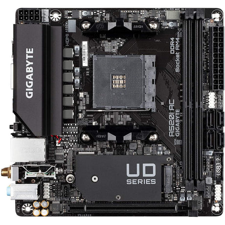 Gigabyte A520I AC ITX Motherboard for AMD AM4 CPUs