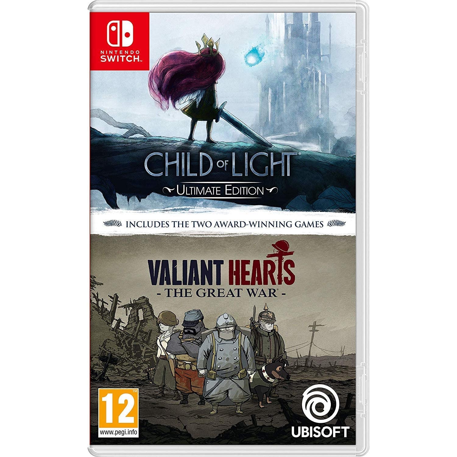 Child of Light Ultimate Edition + Valiant Hearts The Great War (Nintendo Switch)