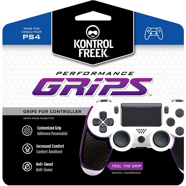 KontrolFreek Performance Grips for PS4 Controller - Black