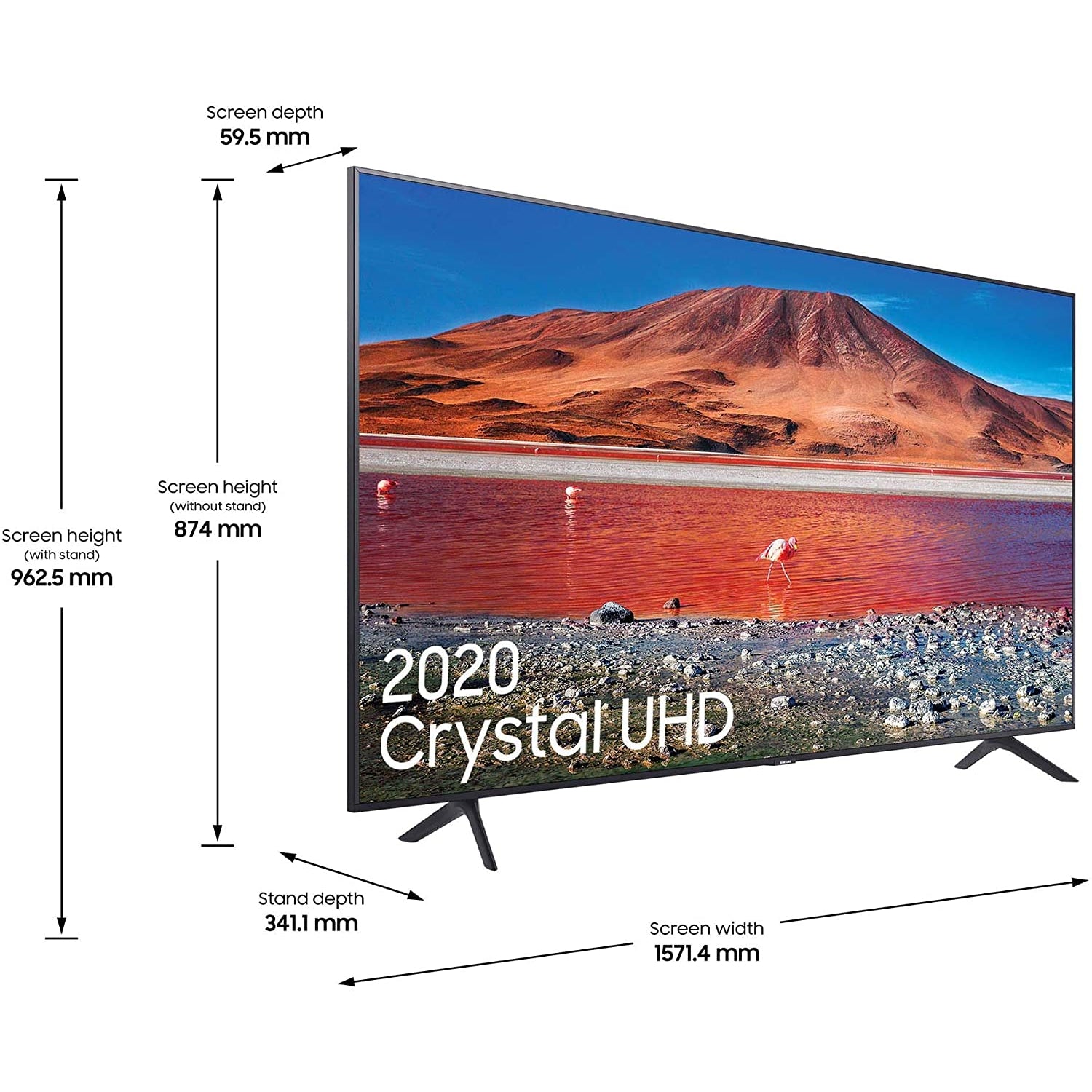 70" TU7100 Crystal UHD 4K HDR Smart TV