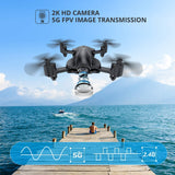 Holy Stone HS165 GPS Drone with 2K HD Camera for Adults, Foldable Drone for Beginners
