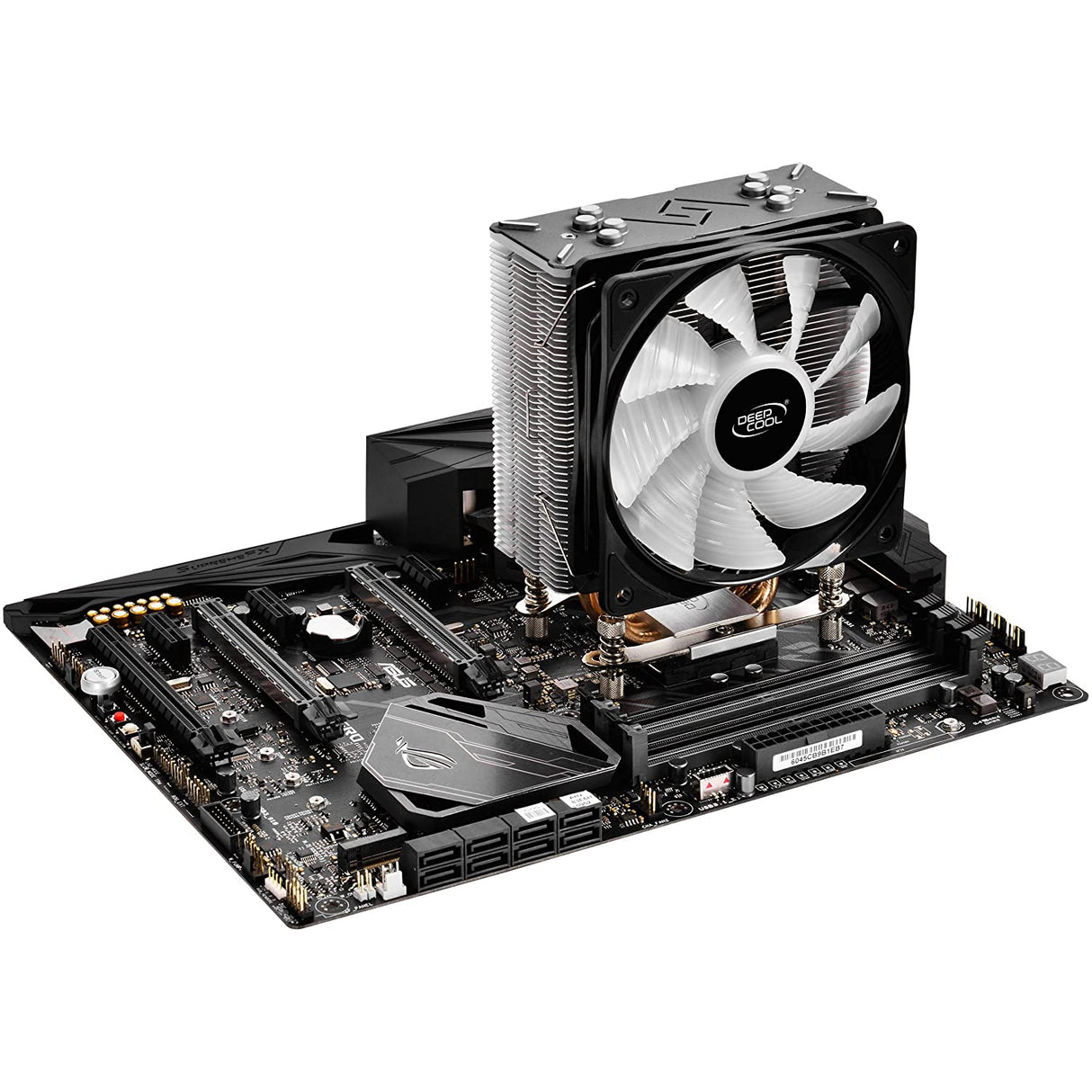 Deepcool Gammaxx GT BK, CPU Air Cooler, SYNC RGB Fan and RGB Black Top Cover, 4 Heatpipes, 120mm RGB Fan, Universal Socket Solution