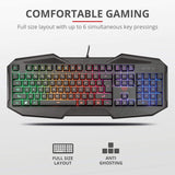 Trust Avonn GXT 830-RW Gaming Keyboard, Black
