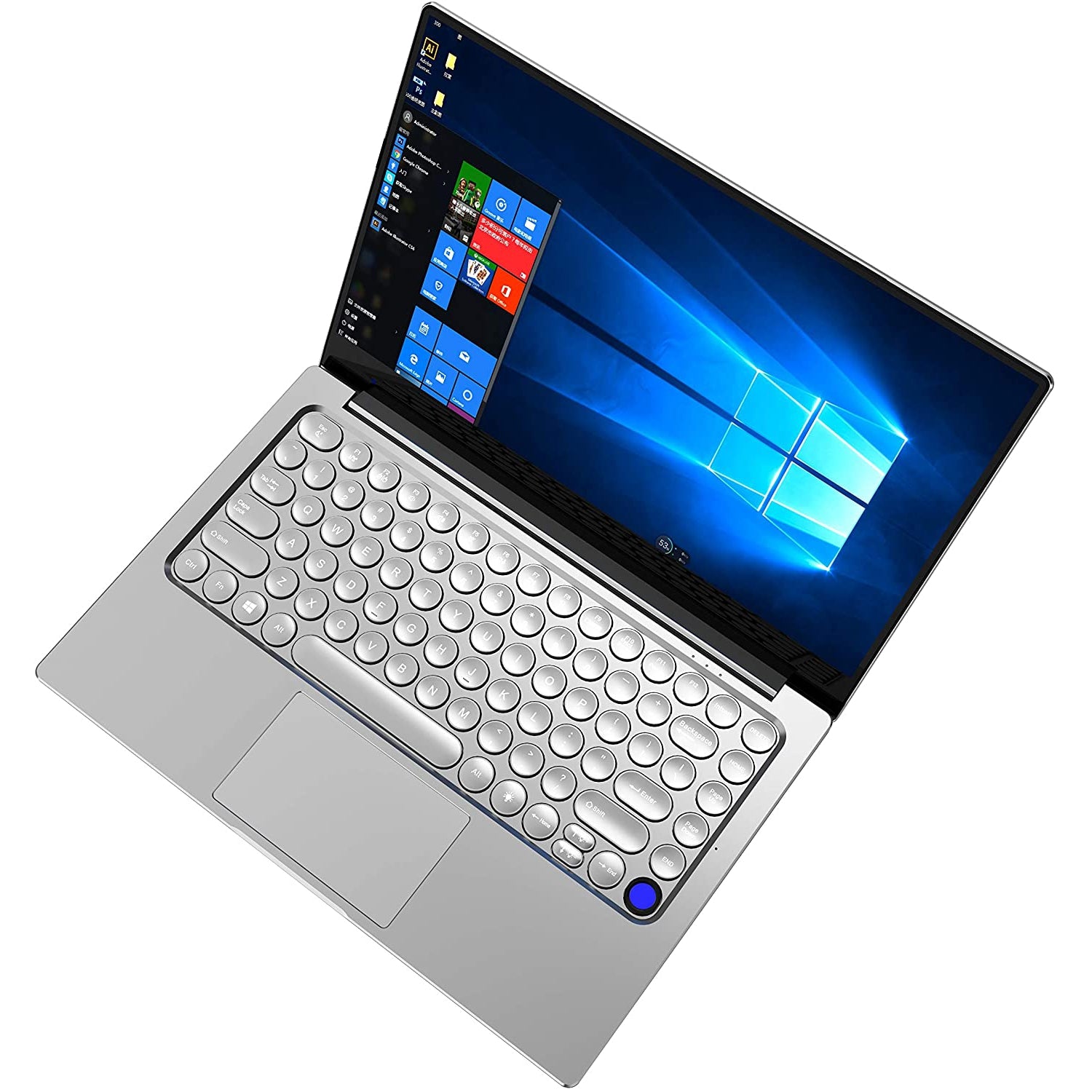 Franktech F145S Laptop, 14.1" NanoEdge Display, Intel Celeron Dual Core, 1.8GHZ, 8GB RAM, 256GB SSD, Silver