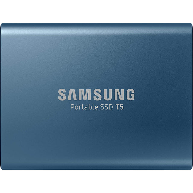 Samsung Portable SSD T5 External Hard Drive 500GB - Blue