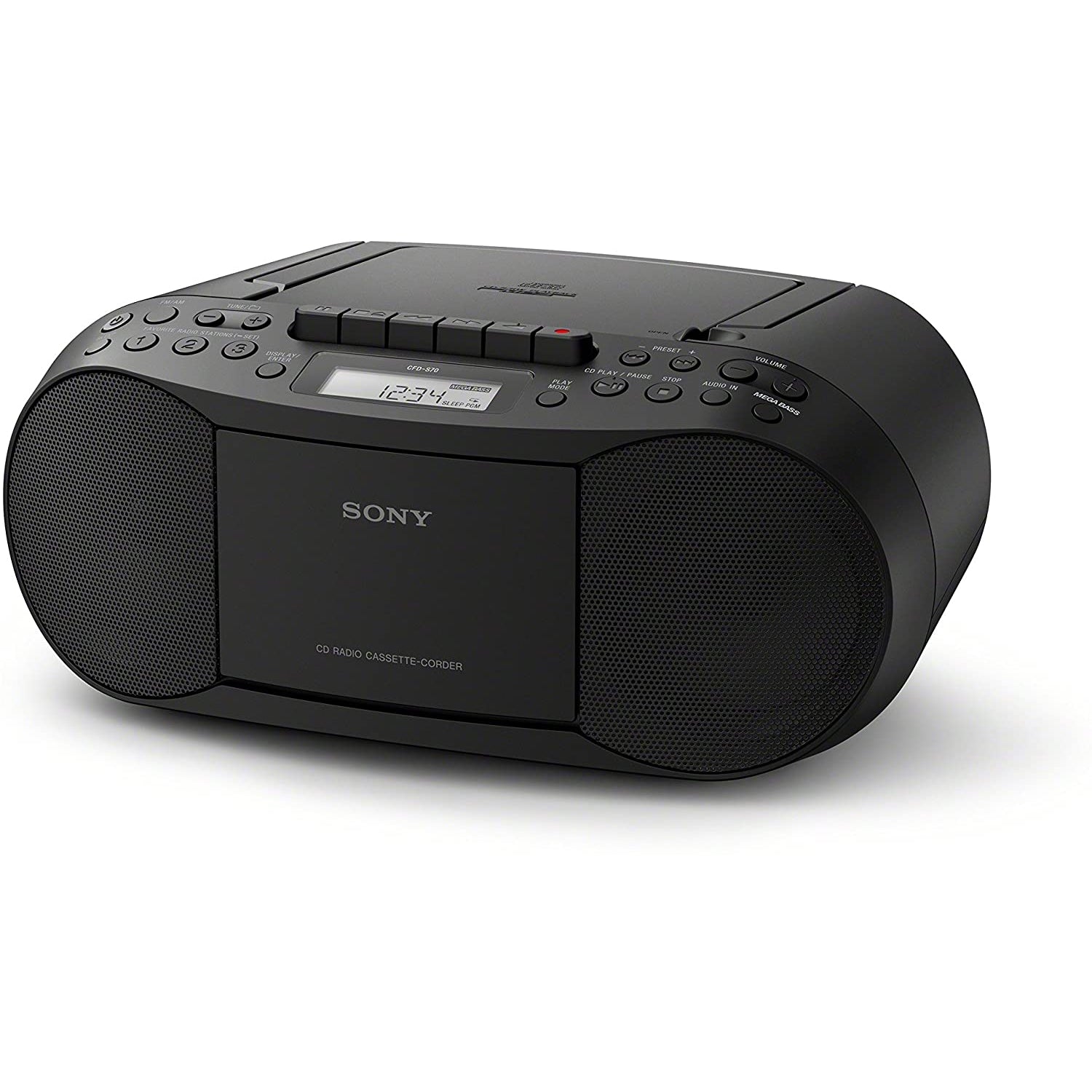 Sony CFD-S70 FM/AM Boombox - Black