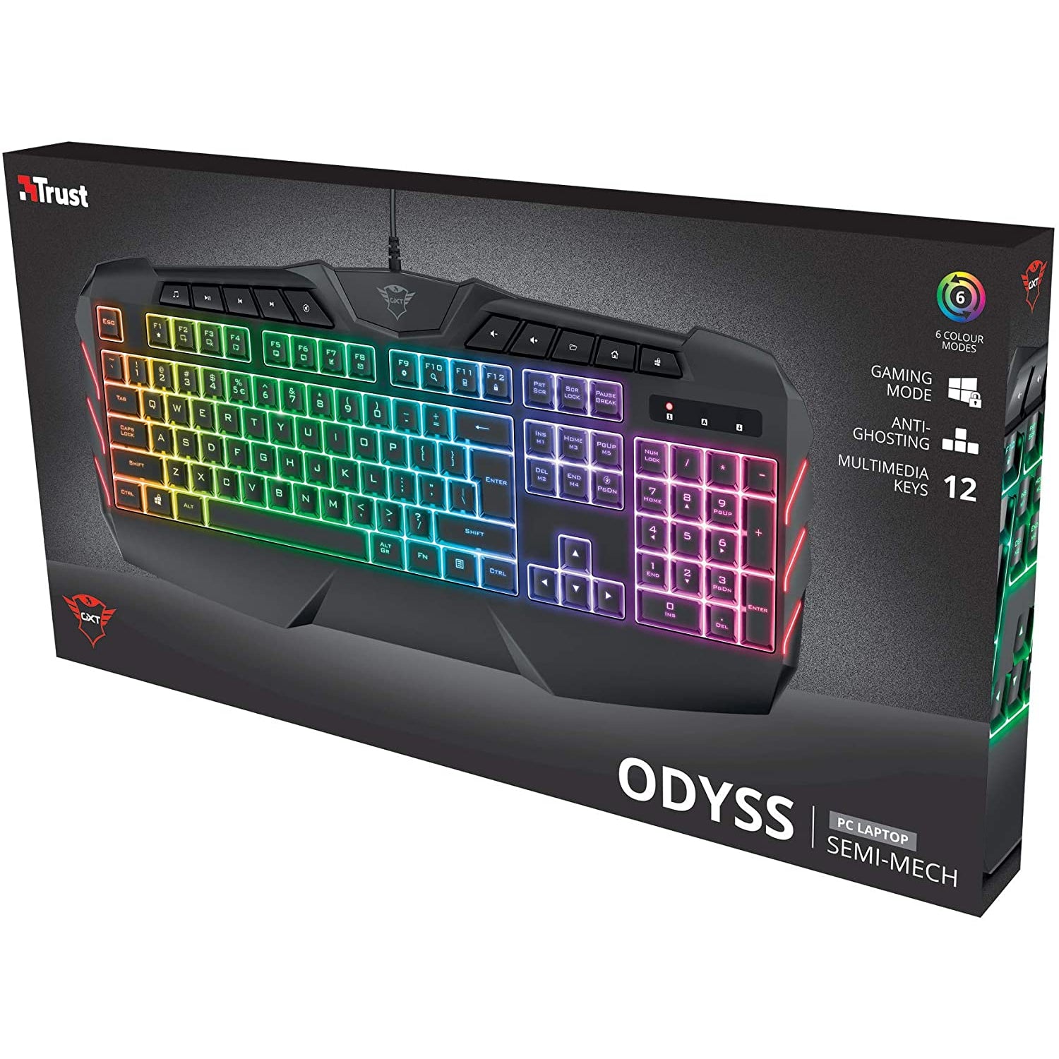 Trust Gaming Odyss GXT 881 Gaming Keyboard - Pristine