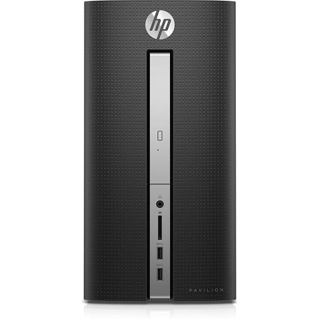 HP Pavilion 570-A100NA Desktop PC, 8GB RAM, 1TB, 1QZ17EA#ABU - Black