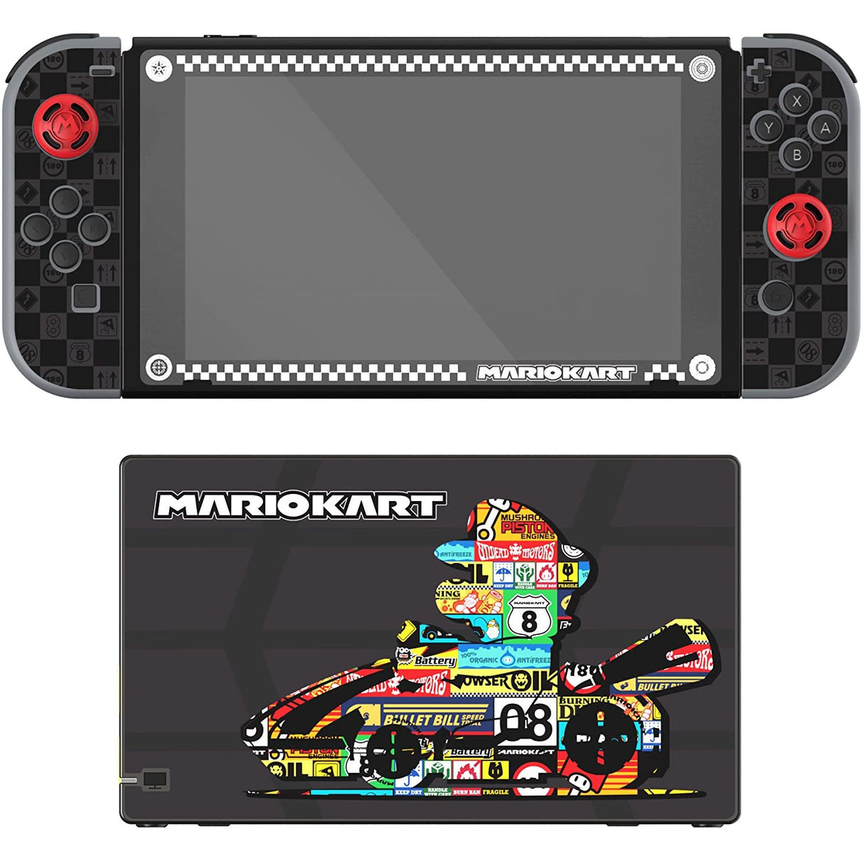 PDP Nintendo Switch Mario Kart Play and Protect Skin - Black