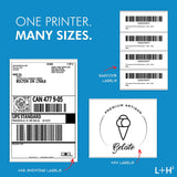 Direct Thermal Label Printer for 4x6 Labels – Commercial Grade High-Speed Shipping Label Maker - Black