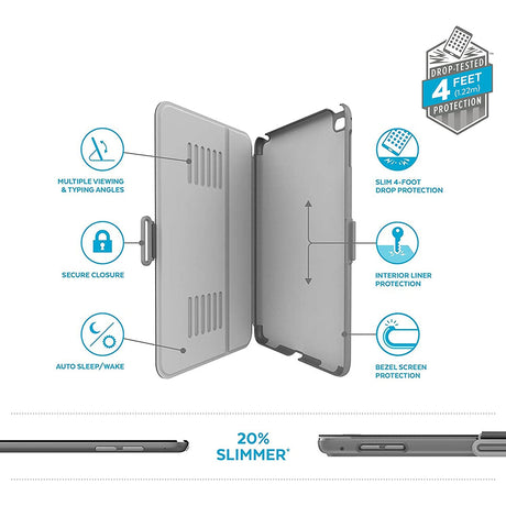Speck Balance Folio Case for 10.5-Inch iPad Air (2019) - Grey