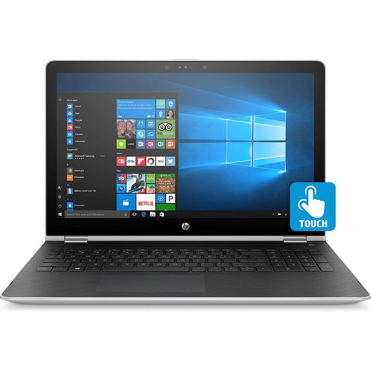 HP Pavilion X360 15-BR013NA Intel Pentium, 4GB RAM, 1TB Storage, (1WS33EA) Silver