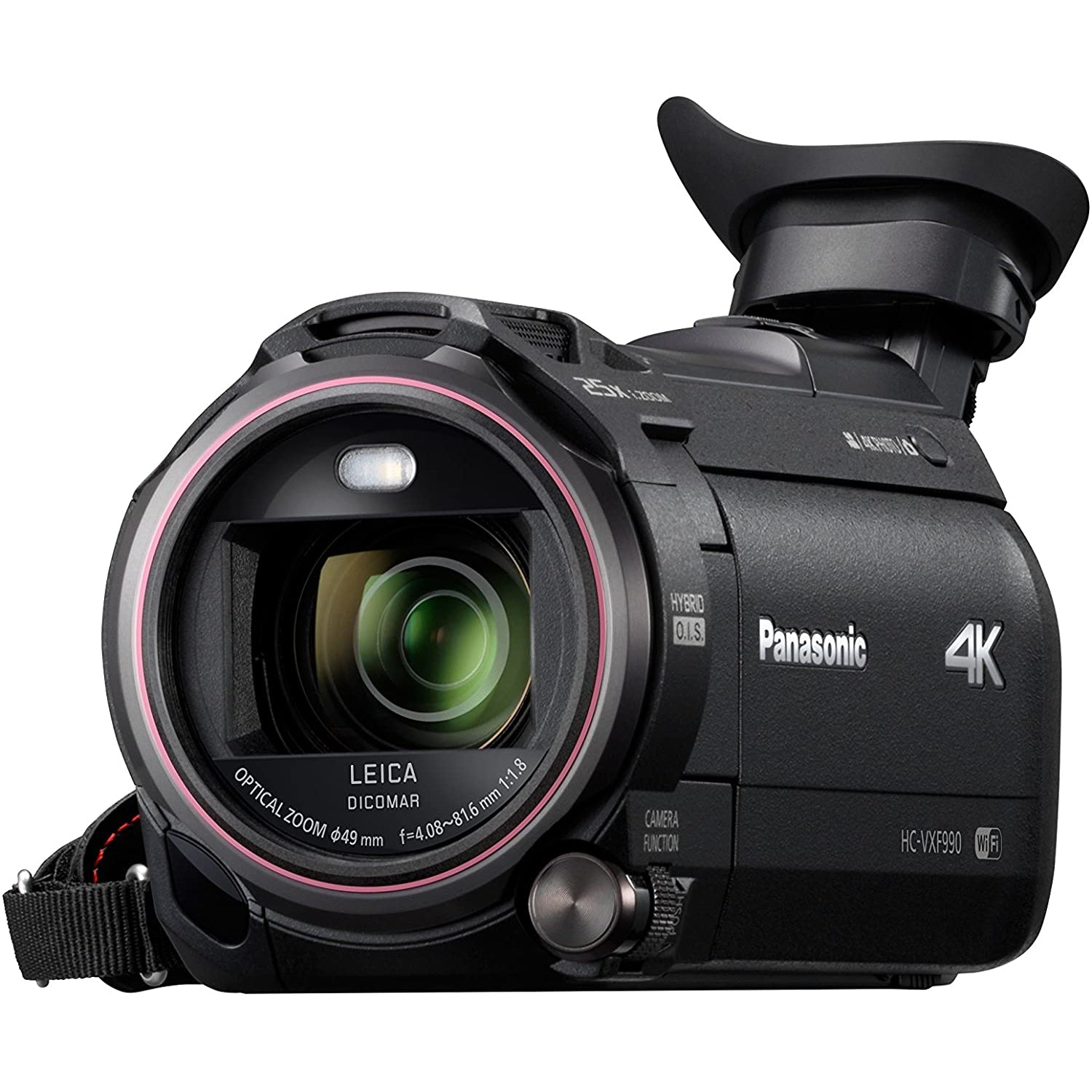 Panasonic 4K Camcorder with Wireless Multi Camera Function - Black