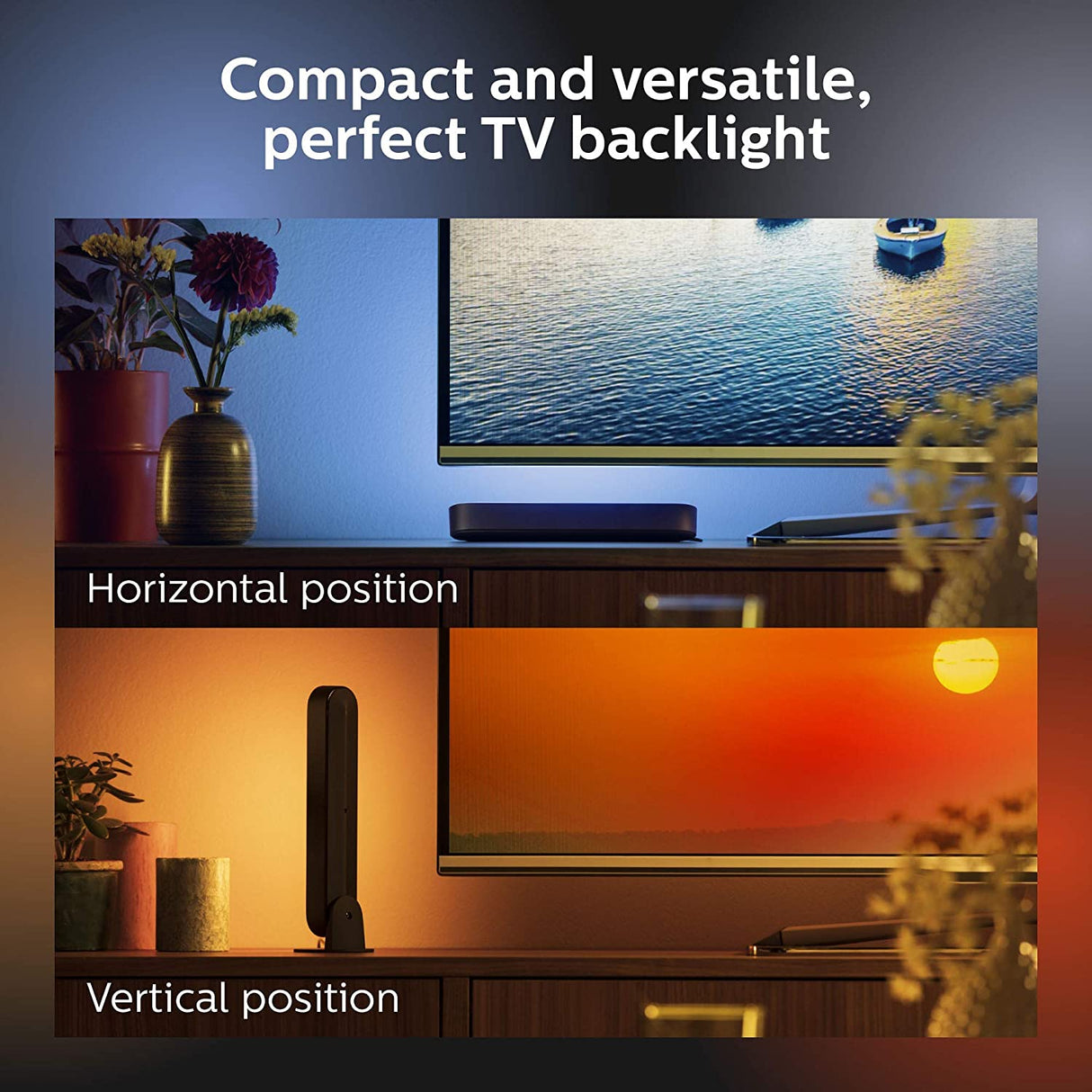 Philips Hue Play White and Colour Ambiance Smart Light Bar Double Pack Base Unit