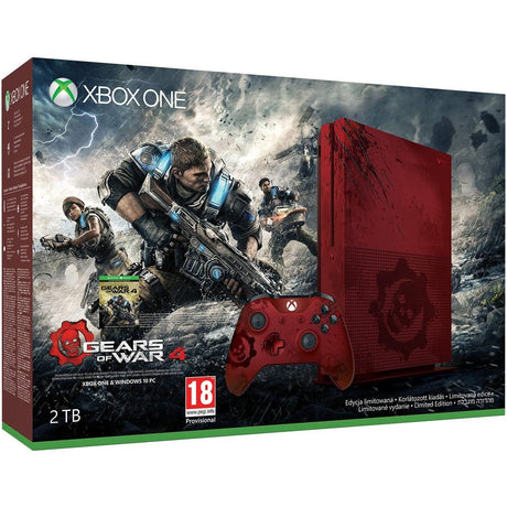 Xbox One S Gears of War 4 Limited Edition Console 2TB Refurbished Excellent