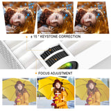 Top Vision 6500L Portable Mini Projector 100”, 1080P Supported