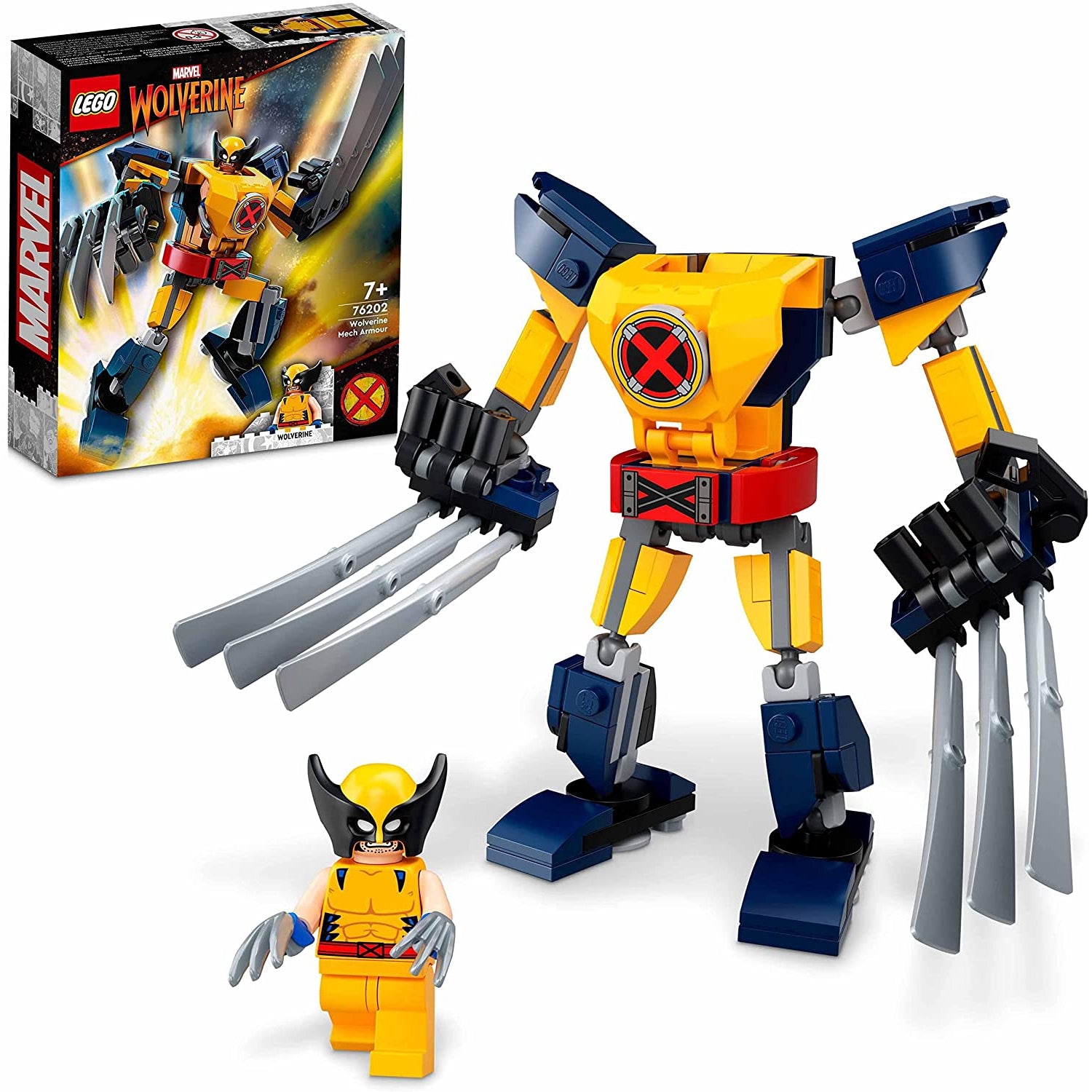 LEGO 76202 Marvel Wolverine Mech Armour Action Figure Set