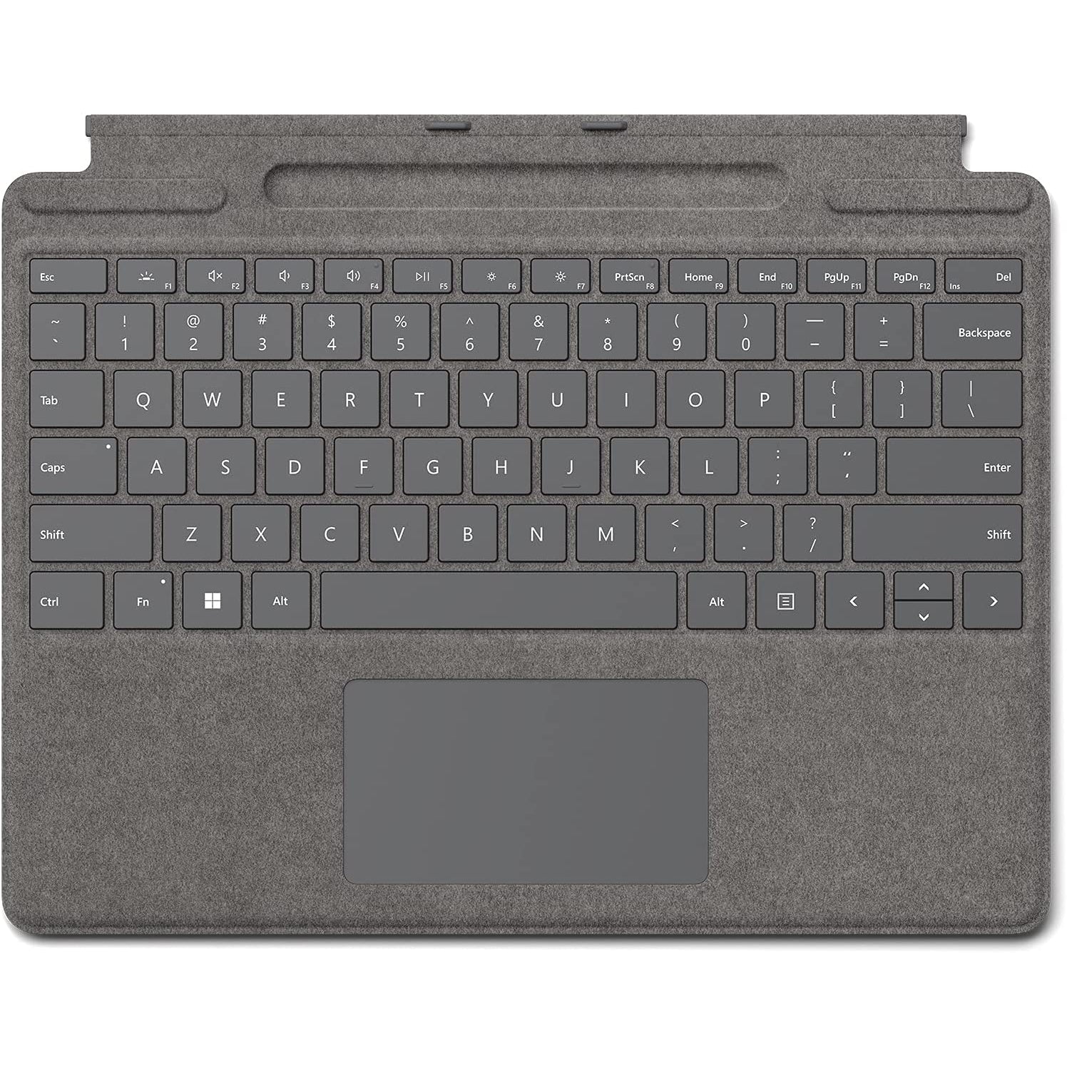 Microsoft Surface Pro 8 or Pro X Signature Type cover, Silver