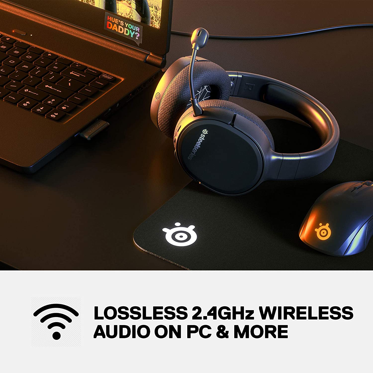 SteelSeries Arctis 1 Wireless Gaming Headset - Black - Refurbished Pristine