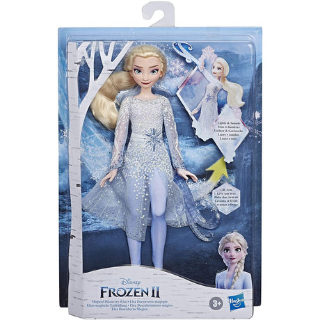 Disney Frozen Magical Discovery Elsa Doll with Lights and Sounds - Pristine