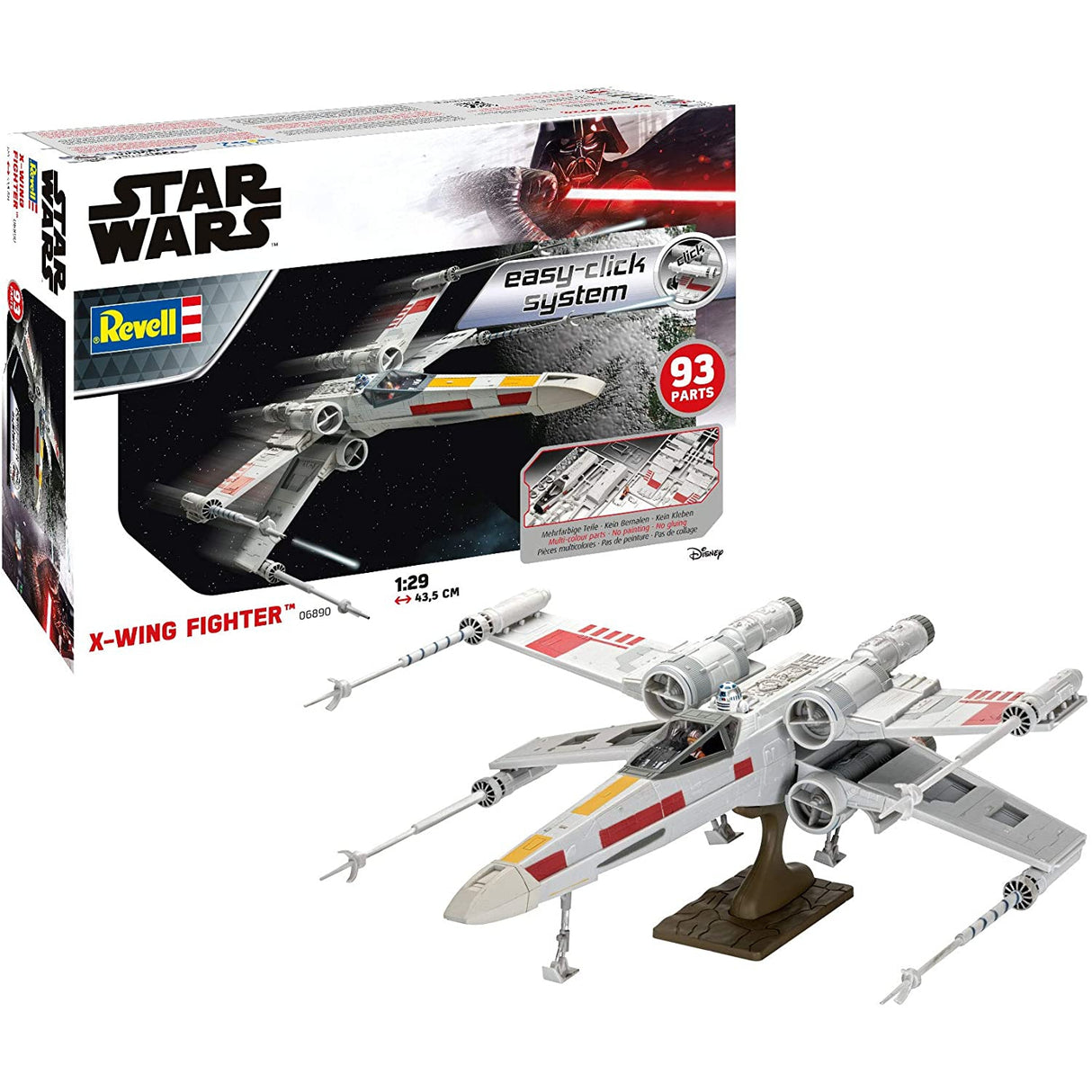 Star Wars X-Wing Fighter Plastic Model Kit