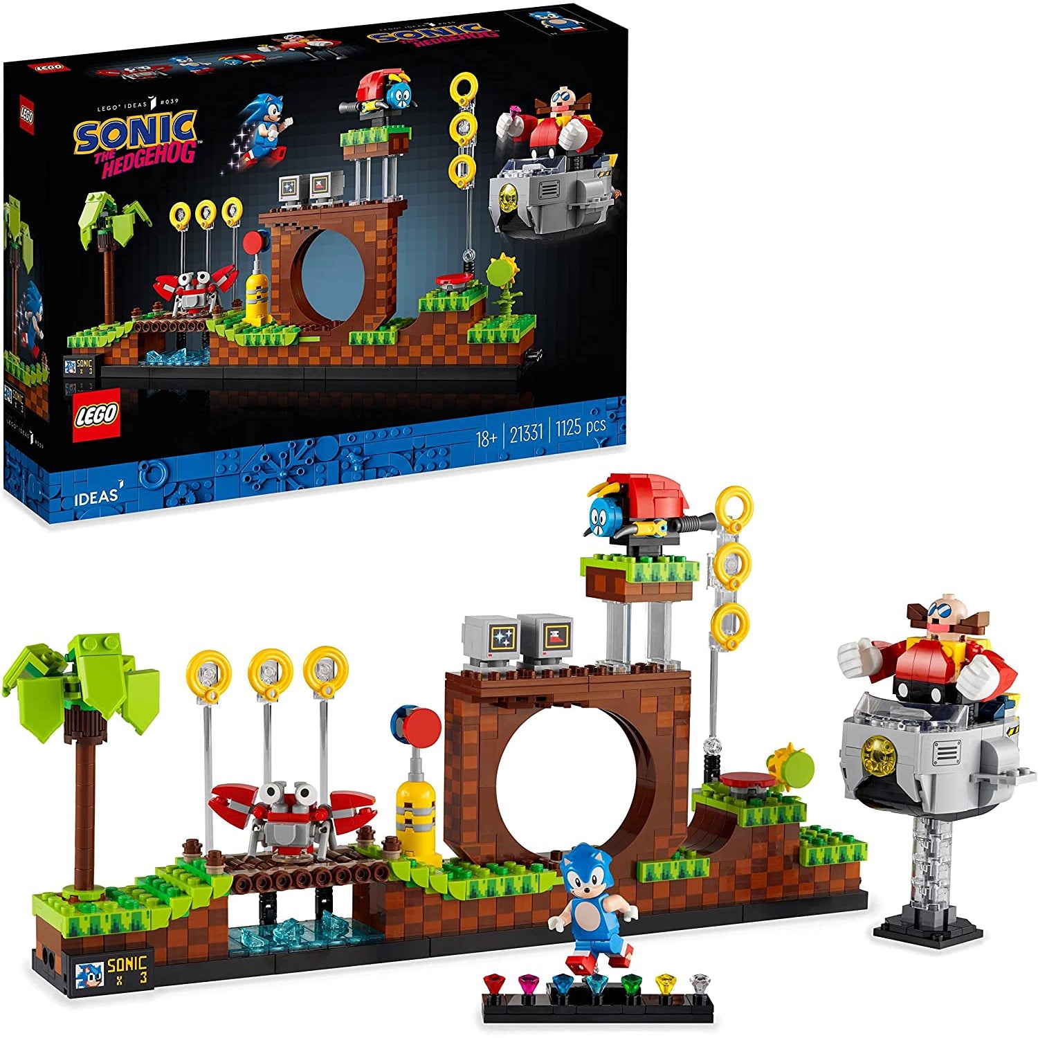 LEGO Ideas 21331 Sonic the Hedgehog - Green Hill Zone Set