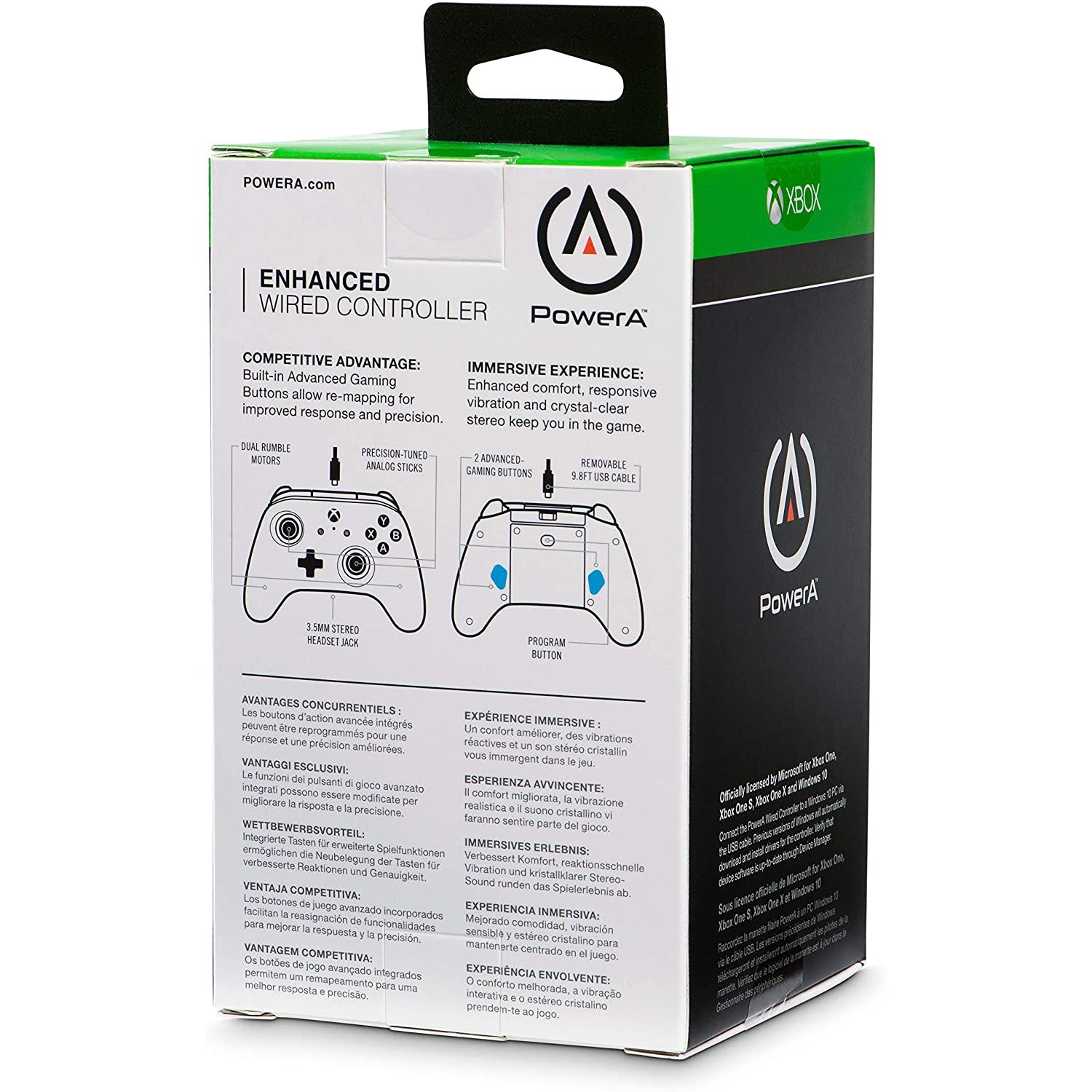 PowerA Enhanced Wired Controller for Xbox - Sapphire Blue Fade