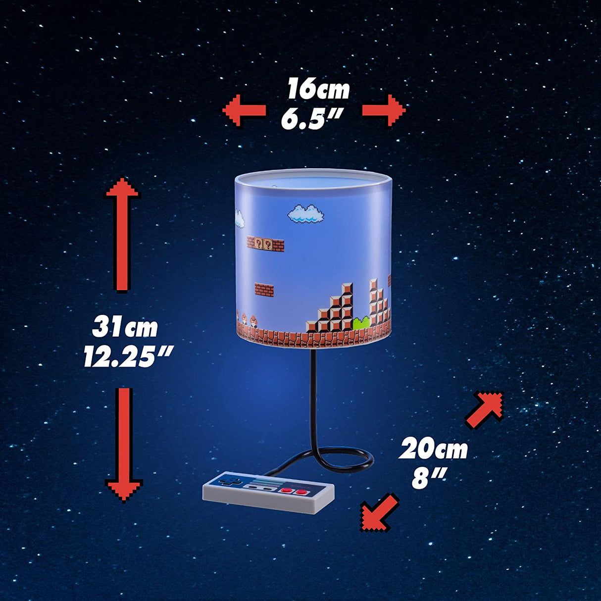 Paladone Super Mario Bros. NES Table Lamp