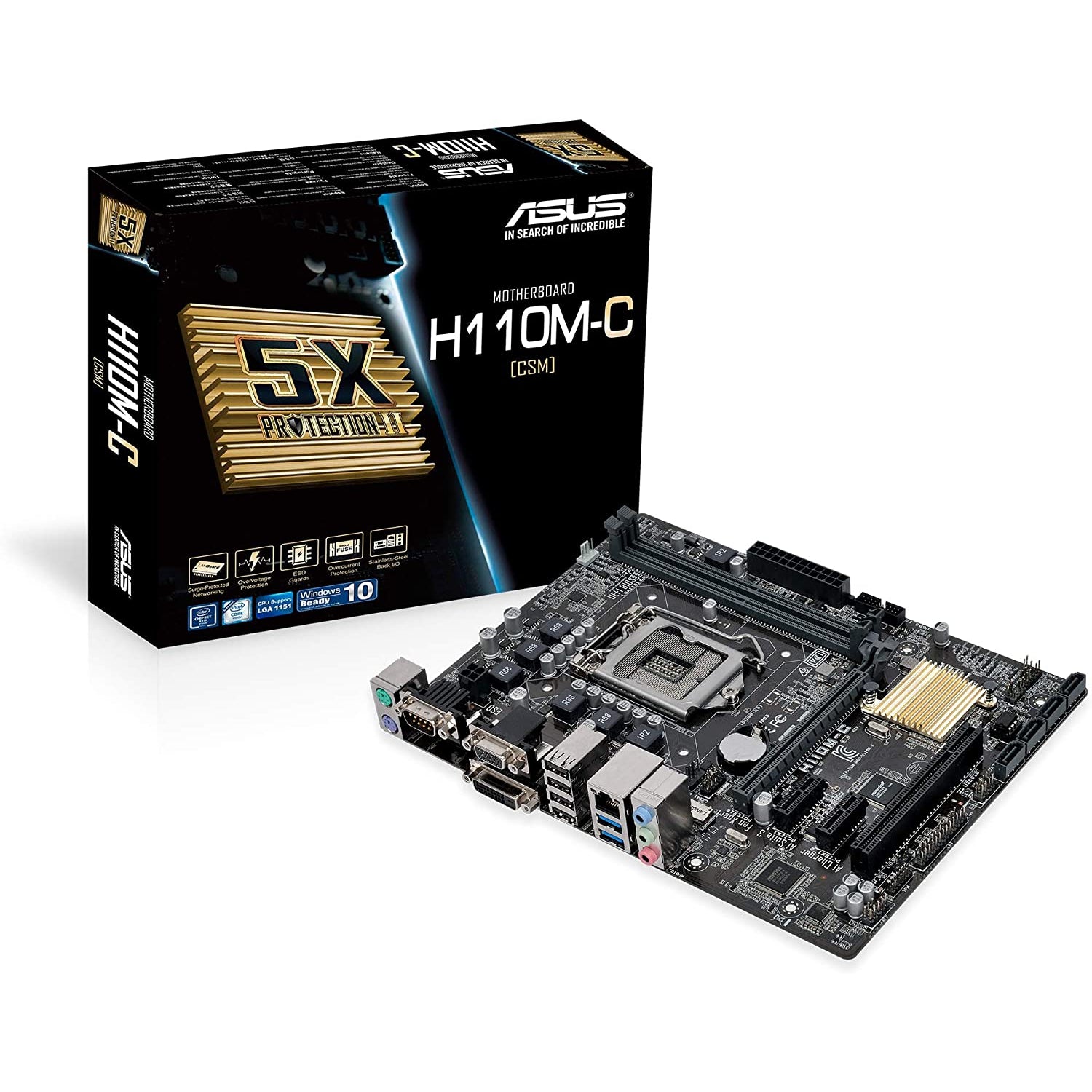 ASUS H110M-C Motherboard 90MB0NY0-M0EAY0