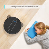 Deenkee DK600 Robot Vacuum Cleaner, 1500Pa Suction, 2.7 in Super-Thin, 4 Cleaning Modes