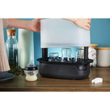Tommee Tippee Advanced Steam Electric Steriliser for Baby Bottles, 99.9% of Bacteria, 5-Minute Sterilisation Cycle