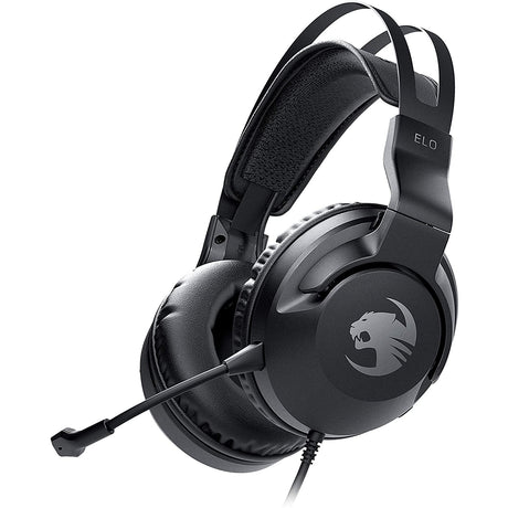 Roccat Elo X Stereo Gaming Headset for PC, Mac, Xbox, PlayStation & Mobile, Black - Refurbished Pristine