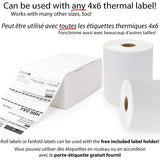 Direct Thermal Label Printer for 4x6 Labels – Commercial Grade High-Speed Shipping Label Maker - Black