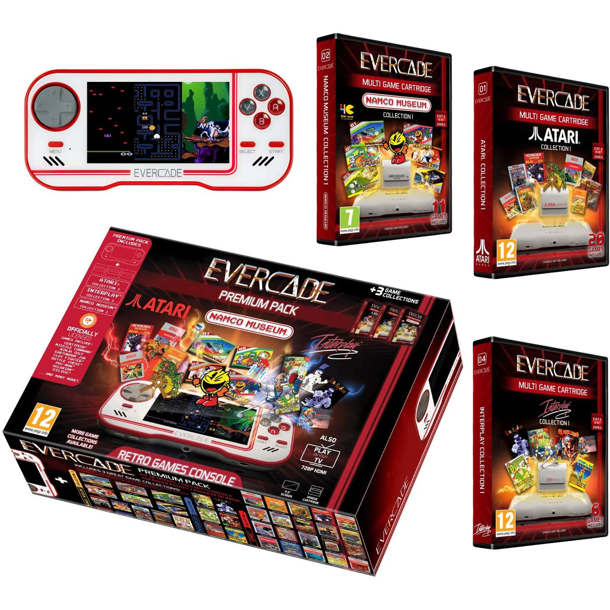 Evercade Retro Handheld Premium Pack