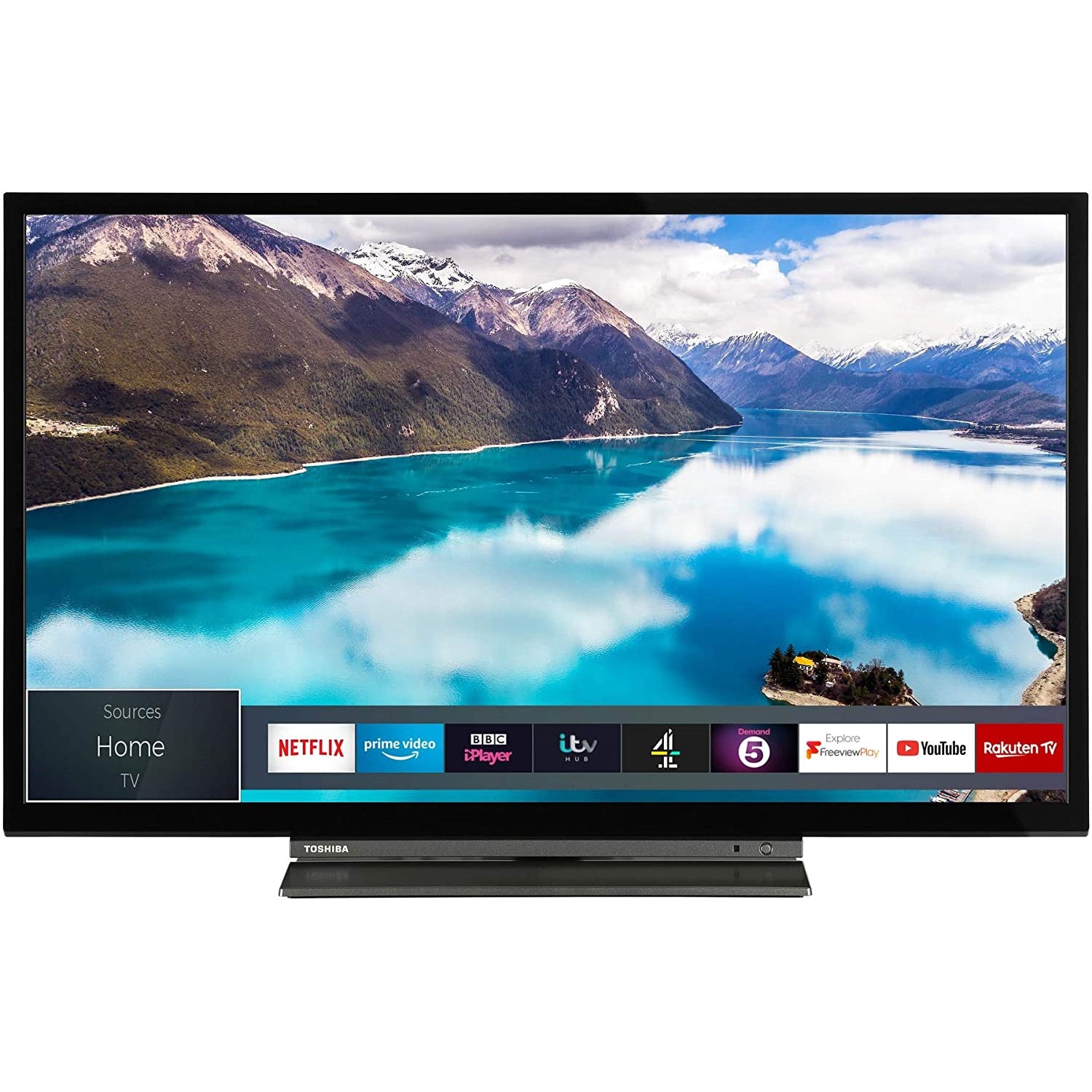 Toshiba 24WL3A63DB (2019) LED HD Ready 720p Smart TV, 24” with Freeview Play, Black