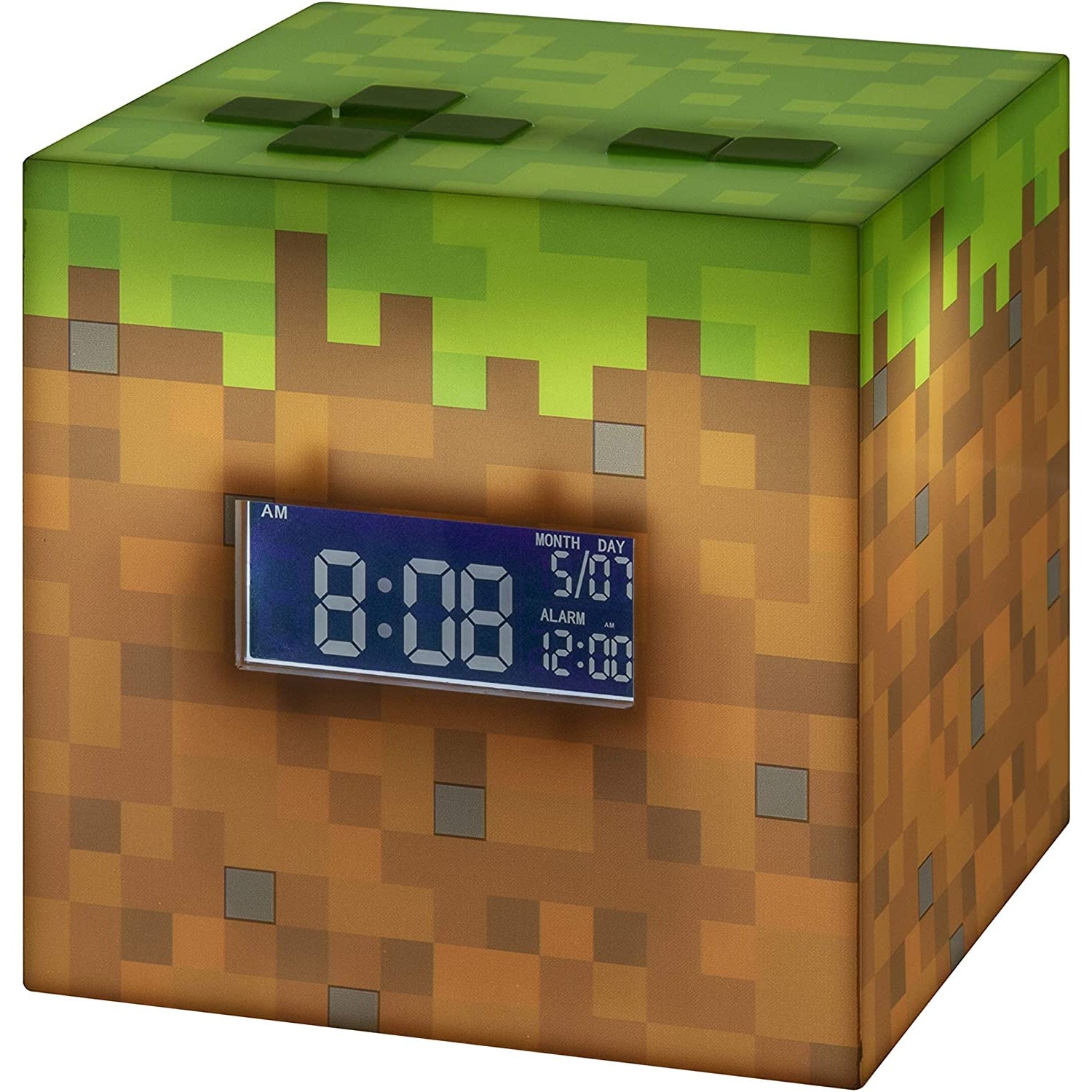 Paladone Minecraft Alarm Clock, Multicoloured, One Size