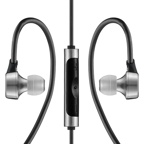 RHA MA750i In-Ear Headphones with High Resolution Audio & Mic/Remote for iOS, Black